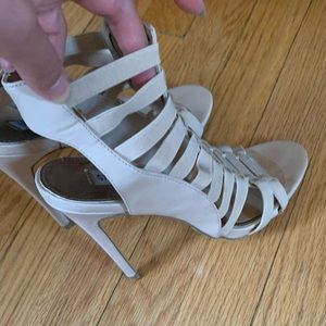 Steve Madden sandal heel cream very comfortable!